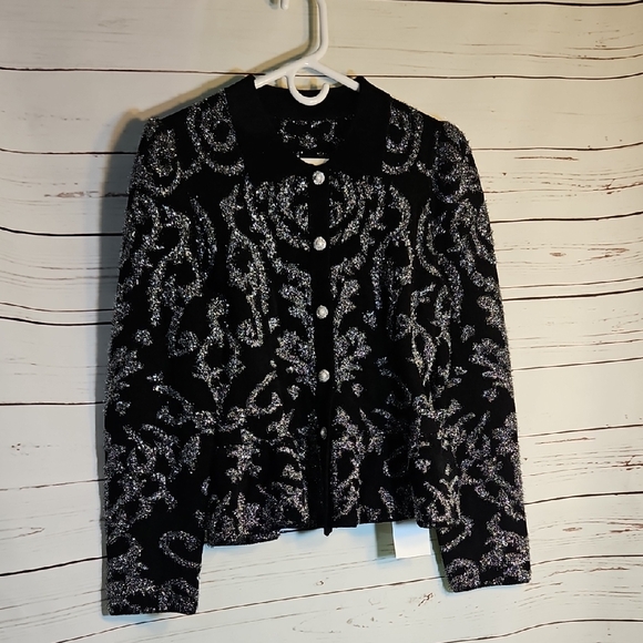 SOLELeGIA Velvet Sculpted Waist Blouse Size Small - Picture 1 of 12